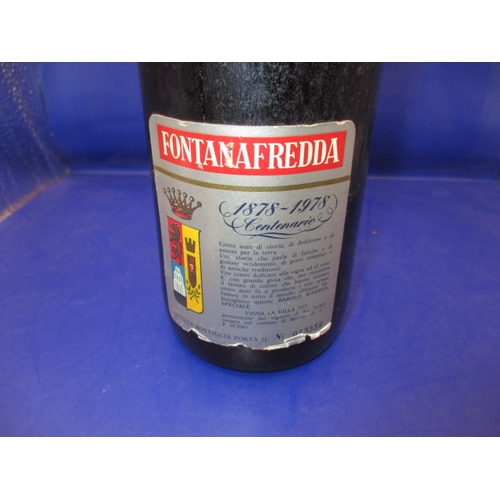 262 - Fontanafredda Barolo 1971, settled very high shoulder, bottled for 1978 centenary, 1 x 75cl bottle