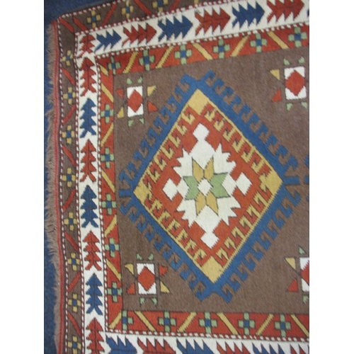 298 - A vintage Turkish hand knotted wool rug, approx. size 204x120cm in good pre-owned condition with wal... 