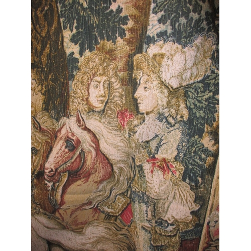 292 - A large French reproduction wall hanging tapestry ‘Le canal de Bruges’ approx. size 178x261cm with o... 