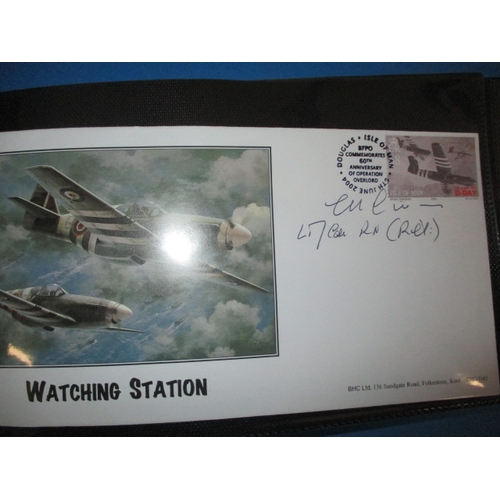 270 - An album of 17 limited edition signed D-Day 1st day covers, all with description certificates