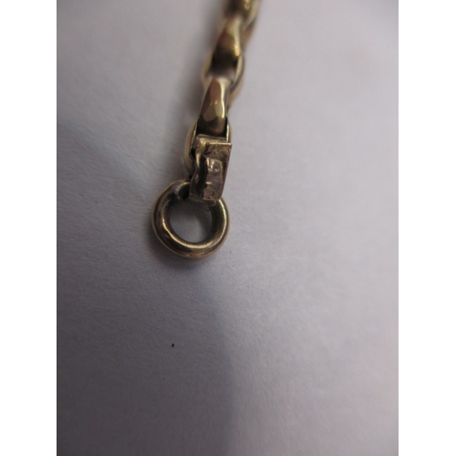 63 - An antique 9ct yellow gold belcher link chain, approx. linear length 76cm, approx. weight 23.8g, in ... 