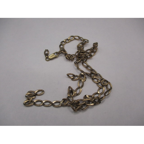 66 - A 9ct yellow gold necklace, approx. weight 6.6g having damage so sold as scrap