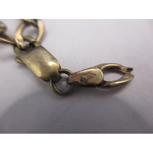 66 - A 9ct yellow gold necklace, approx. weight 6.6g having damage so sold as scrap