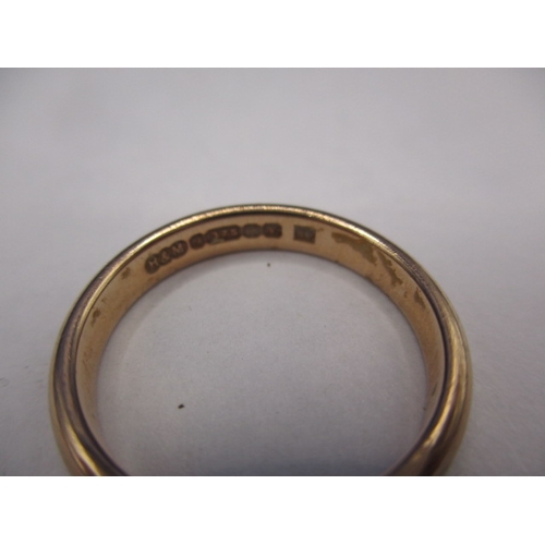 49 - A vintage 9ct rose gold wedding band, approx. ring size ‘N’ approx. width 3.2mm, approx. weight 2.9g... 