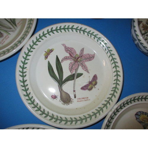 262 - A parcel of Portmeirion ‘Botanic Garden’ ceramics, all in good light used condition with no observed... 