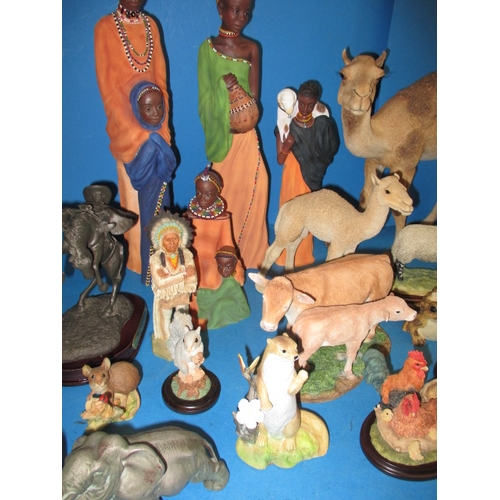 58 - A very large quantity of animal sculptures, various sizes and makers, most in perfect condition some... 