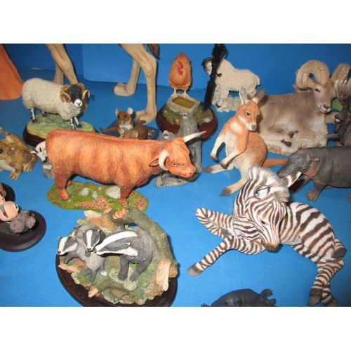 58 - A very large quantity of animal sculptures, various sizes and makers, most in perfect condition some... 