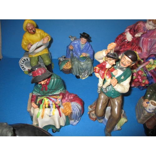 80 - A parcel of vintage Doulton figures, various ages and sizes, all in good pre-owned condition with no... 