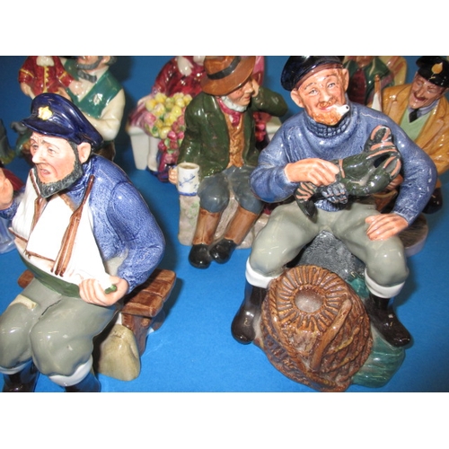 80 - A parcel of vintage Doulton figures, various ages and sizes, all in good pre-owned condition with no... 