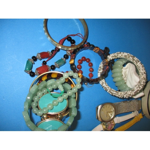 83 - A parcel of watches and costume jewellery, all in used condition