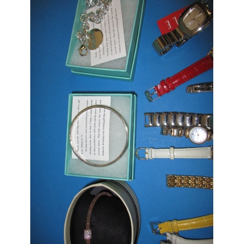 83 - A parcel of watches and costume jewellery, all in used condition