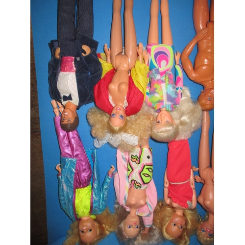 90 - A parcel of 1960s and later Mattel, Sindy and other dolls, all in good used condition