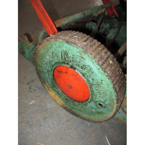 101 - A vintage Suffolk Viceroy MKII push lawnmower, in working order with general use-related marks