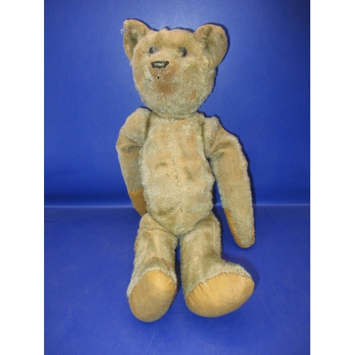 113 - A C1930s teddy bear, in play worn condition, approx. height 30cm