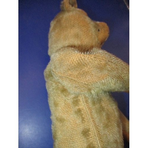 113 - A C1930s teddy bear, in play worn condition, approx. height 30cm