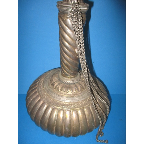 129 - A parcel of vintage Persian white metal items, to include a large gaud shape drinks vessel and a pai... 