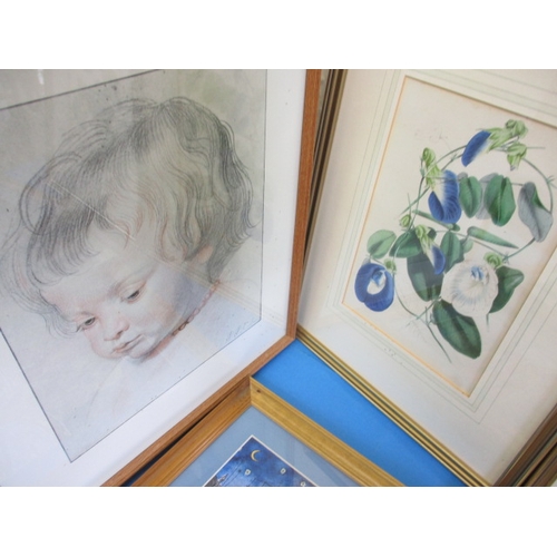 163 - A parcel of framed pictures, to include some watercolours, all in used condition, approx. size of la... 