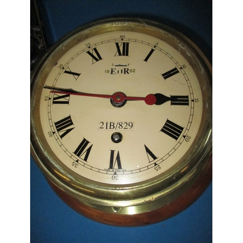 350 - Three vintage clocks, one a magnetic pulse example, all with use-related marks and none tested as to... 