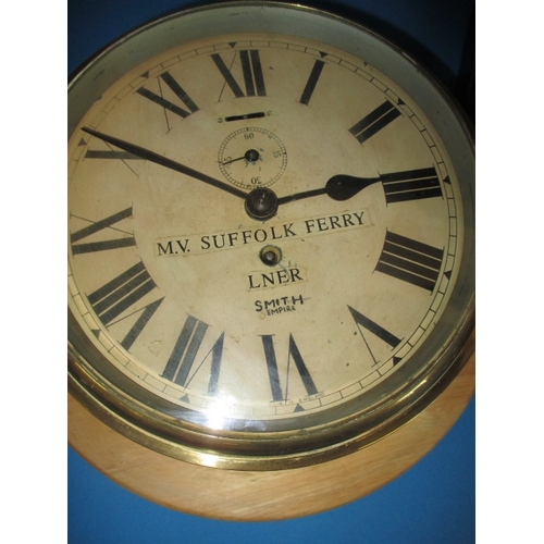 350 - Three vintage clocks, one a magnetic pulse example, all with use-related marks and none tested as to... 