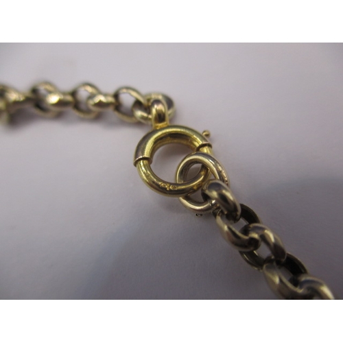 77 - A long 9ct gold chain, approx. linear length 132cm, approx. weight 36.2g in good pre-owned condition... 