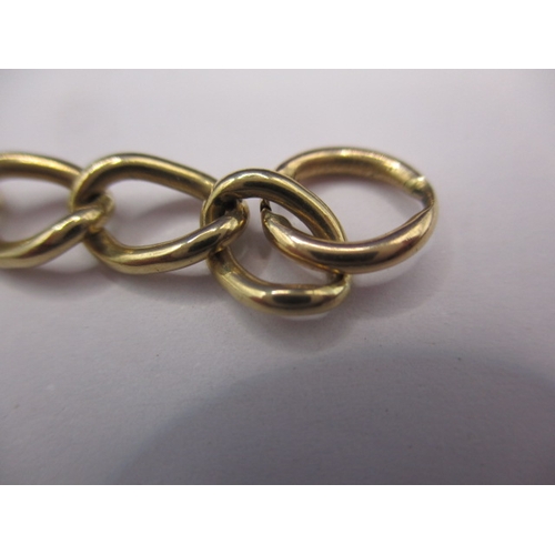 78 - An unmarked yellow gold chain, approx. linear length 40cm, approx. weight 31.5g, in good pre-owned c... 