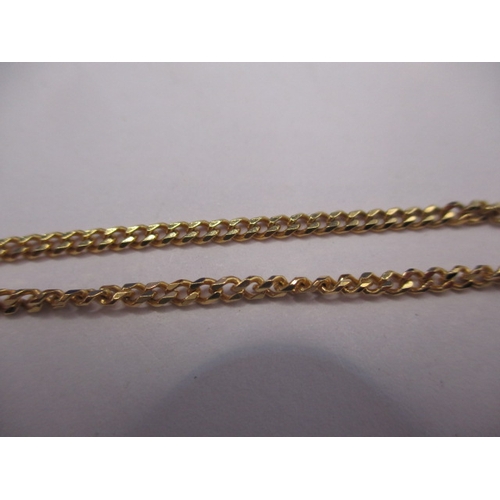 82 - A yellow gold necklace chain marked 417, 10ct, approx. linear length 48cm, approx. weight 5.3g, in g... 