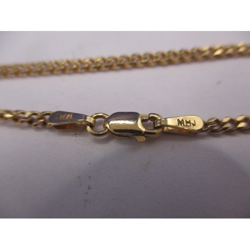 82 - A yellow gold necklace chain marked 417, 10ct, approx. linear length 48cm, approx. weight 5.3g, in g... 