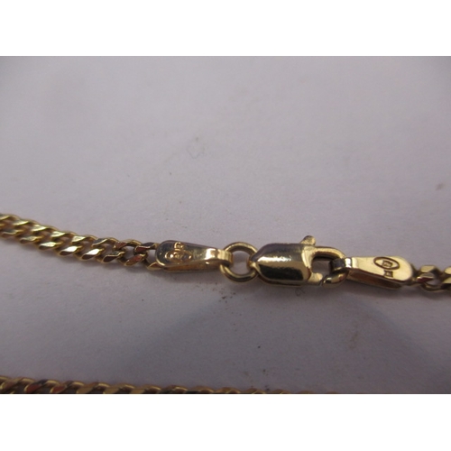 82 - A yellow gold necklace chain marked 417, 10ct, approx. linear length 48cm, approx. weight 5.3g, in g... 