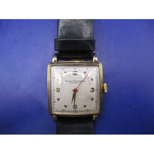 135 - A vintage Girard Perregaux automatic wrist watch, in good working order, serviced in 2021 by W E Cla... 