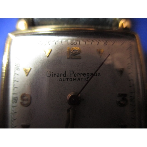 135 - A vintage Girard Perregaux automatic wrist watch, in good working order, serviced in 2021 by W E Cla... 