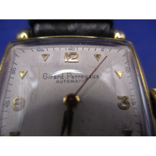 135 - A vintage Girard Perregaux automatic wrist watch, in good working order, serviced in 2021 by W E Cla... 