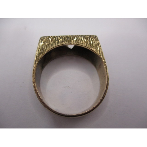 4 - A vintage gold 3 stone diamond ring, unmarked but tested as gold, approx. ring size ‘O’, approx. wei... 