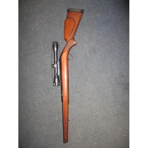 285 - A c1986 BSA Stutzen .22 air rifle, in good working order with light use related marks, serial number... 