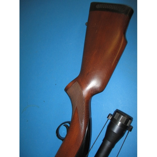 285 - A c1986 BSA Stutzen .22 air rifle, in good working order with light use related marks, serial number... 