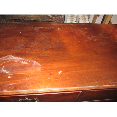 306 - An antique mahogany chest of 2 short over 3 long graduated drawers, approx. size w 103cm h 104cm d 5... 