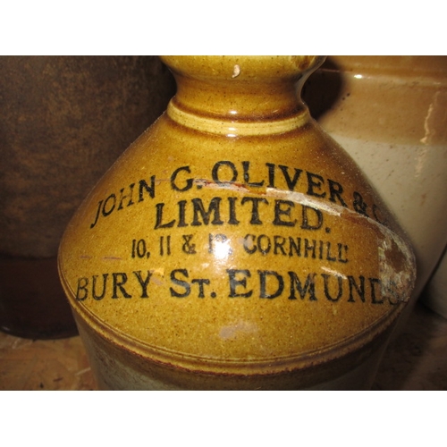 347 - 4 vintage stoneware jars, to include examples from Burt St Edmunds, in good used condition