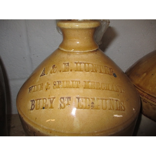 347 - 4 vintage stoneware jars, to include examples from Burt St Edmunds, in good used condition