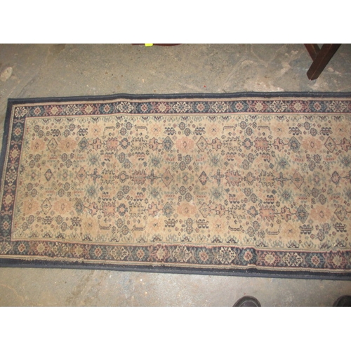 331 - 3 Vintage rugs, 2 runners approx. 240cm long, rug approx. 230x160cm, all in used condition and would... 