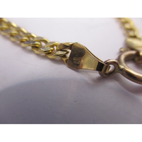 95 - A 9ct yellow gold necklace, in good pre-owned condition with working clasp, approx. linear length 56... 