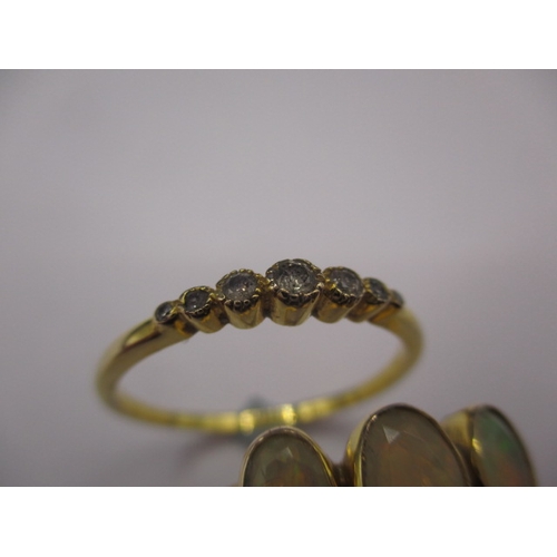 63 - Two Indian yellow gold rings, approx. sizes ‘M & U+’, both unmarked, approx. gross weight 4g, both i... 