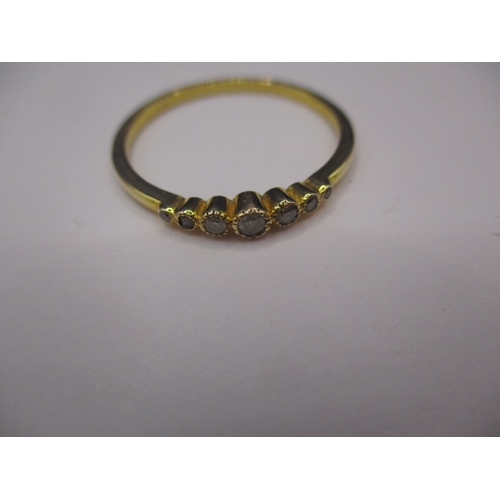 63 - Two Indian yellow gold rings, approx. sizes ‘M & U+’, both unmarked, approx. gross weight 4g, both i... 