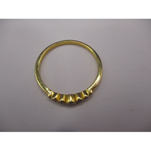 63 - Two Indian yellow gold rings, approx. sizes ‘M & U+’, both unmarked, approx. gross weight 4g, both i... 