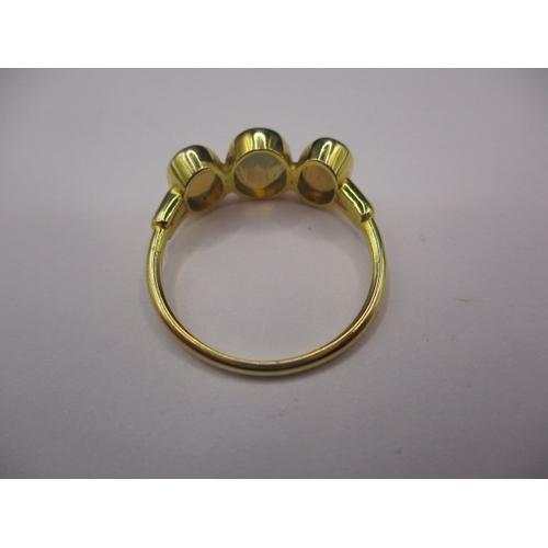 63 - Two Indian yellow gold rings, approx. sizes ‘M & U+’, both unmarked, approx. gross weight 4g, both i... 