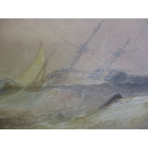 294 - Sidney Edward Paget (1860-1908) Seascape watercolour, signed on middle sail, approx. image size 32x5... 