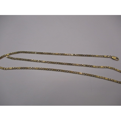 105 - A vintage 9ct gold necklace, approx. linear length 66cm, approx. weight 19.7g in good pre-owned cond... 