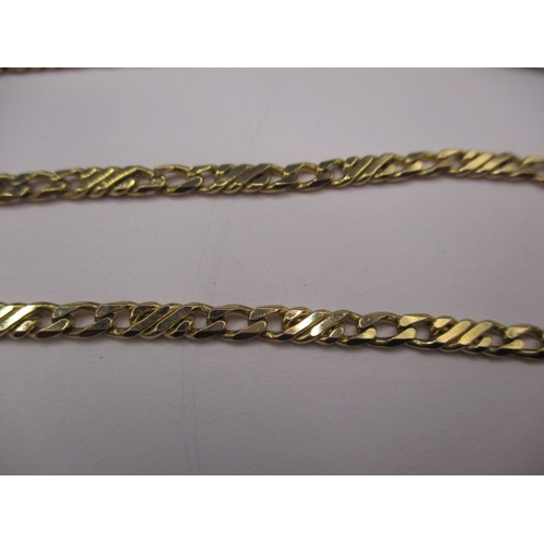 105 - A vintage 9ct gold necklace, approx. linear length 66cm, approx. weight 19.7g in good pre-owned cond... 