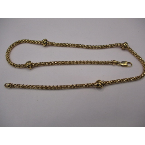 106 - A 9ct gold necklace, approx. linear length 46cm ,approx. weight 15.2g in good pre-owned condition wi... 