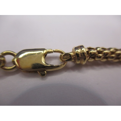 106 - A 9ct gold necklace, approx. linear length 46cm ,approx. weight 15.2g in good pre-owned condition wi... 