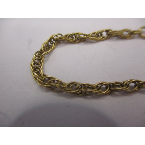 111 - Two vintage yellow gold ankle bracelets, both marked 750, approx. parcel weight 8.2g both in good pr... 