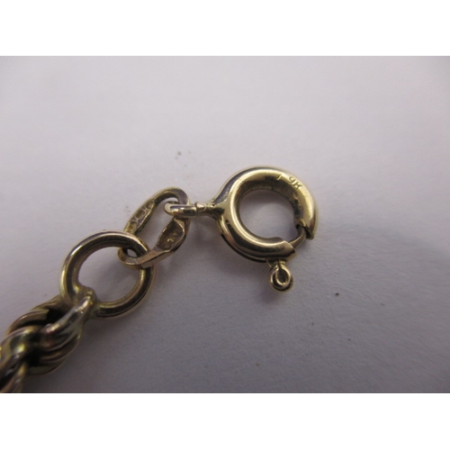 112 - Two vintage yellow gold necklaces, approx. lengths 40cm & 56cm, approx. parcel weight 14.1g, both in... 